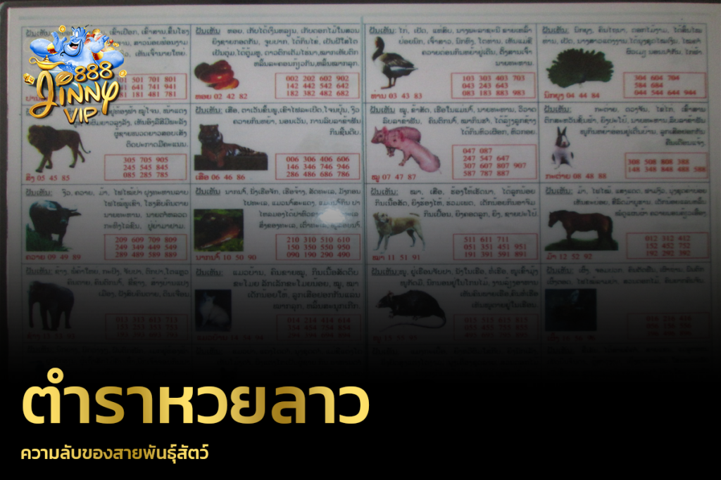 ความลับของสายพันธุ์สัตว์